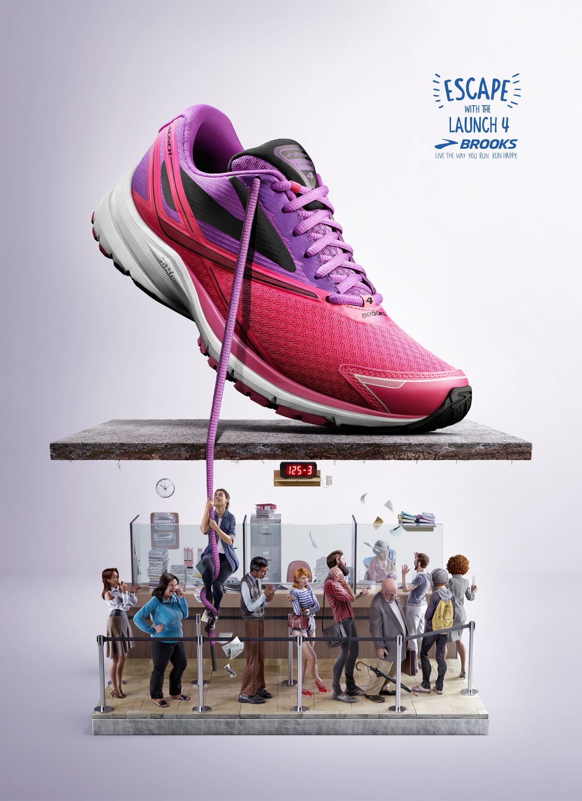 Brooks Escape print execution, the DMV