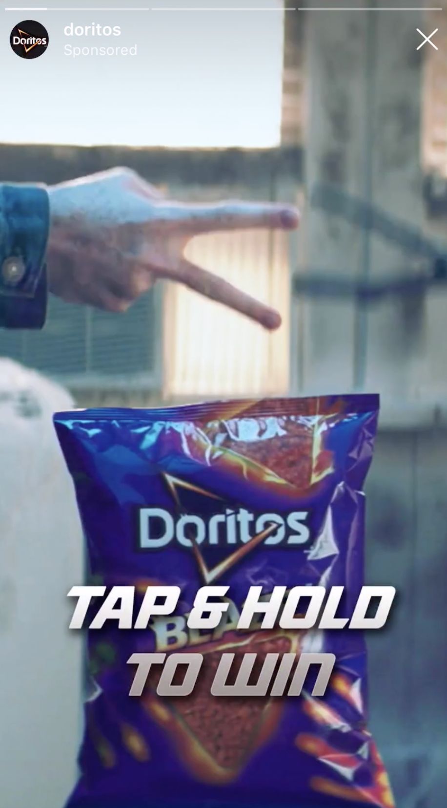 Doritos Blaze Stories unit