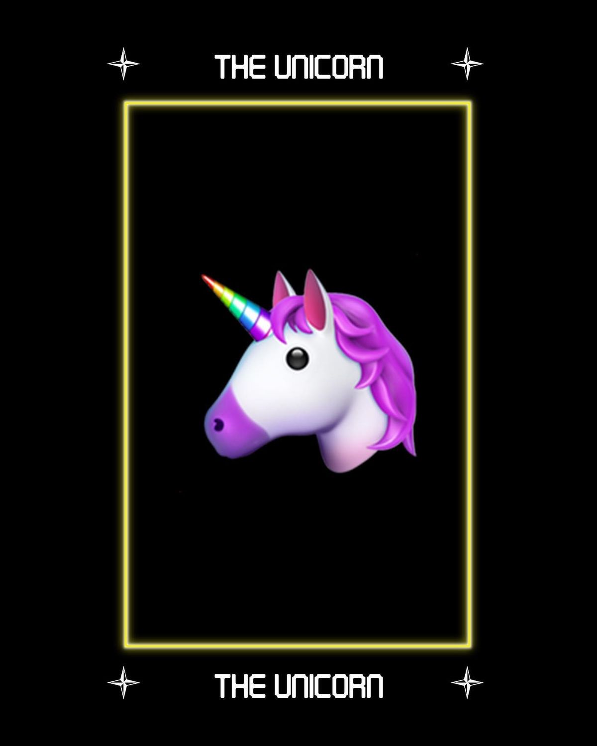 The Emojions card, The Unicorn
