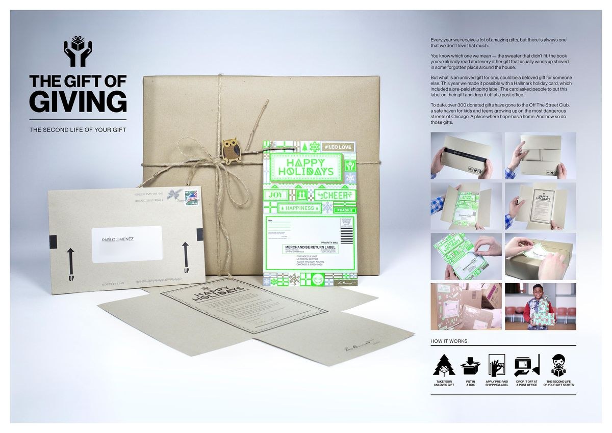 The Gift of Giving, the case board