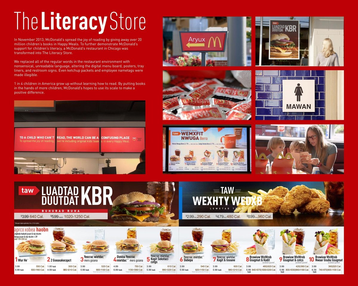 The Literacy Store, the case board