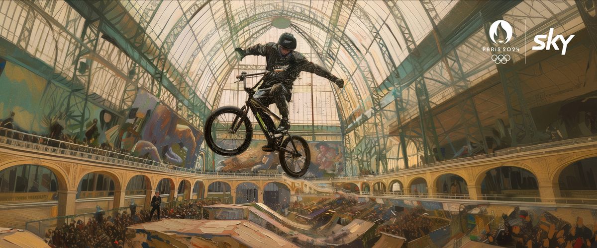 Sky Paris Olympics, the BMX execution